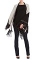 Nic + Zoe - Reversible Colorblock Fringe Scarf