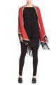 Nic + Zoe - Reversible Colorblock Fringe Scarf