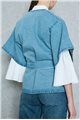 Waven - Womens Cati Wrap Kimono Top - Old Used Blue