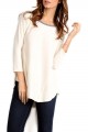 Mystree - Solid knit tunic - Ivory