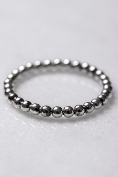 Tease By Tory - Women's Beaded Ring - Silver