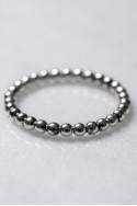 Tease By Tory - Women's Beaded Ring - Silver