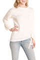 Brochu Walker - Women's Jacona Pullover Sweater - Alabaster