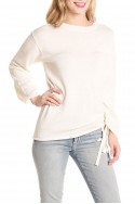 Brochu Walker - Women's Jacona Pullover Sweater - Alabaster