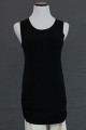 Planet - Women's Matte Jersey Rouched Tank - Black