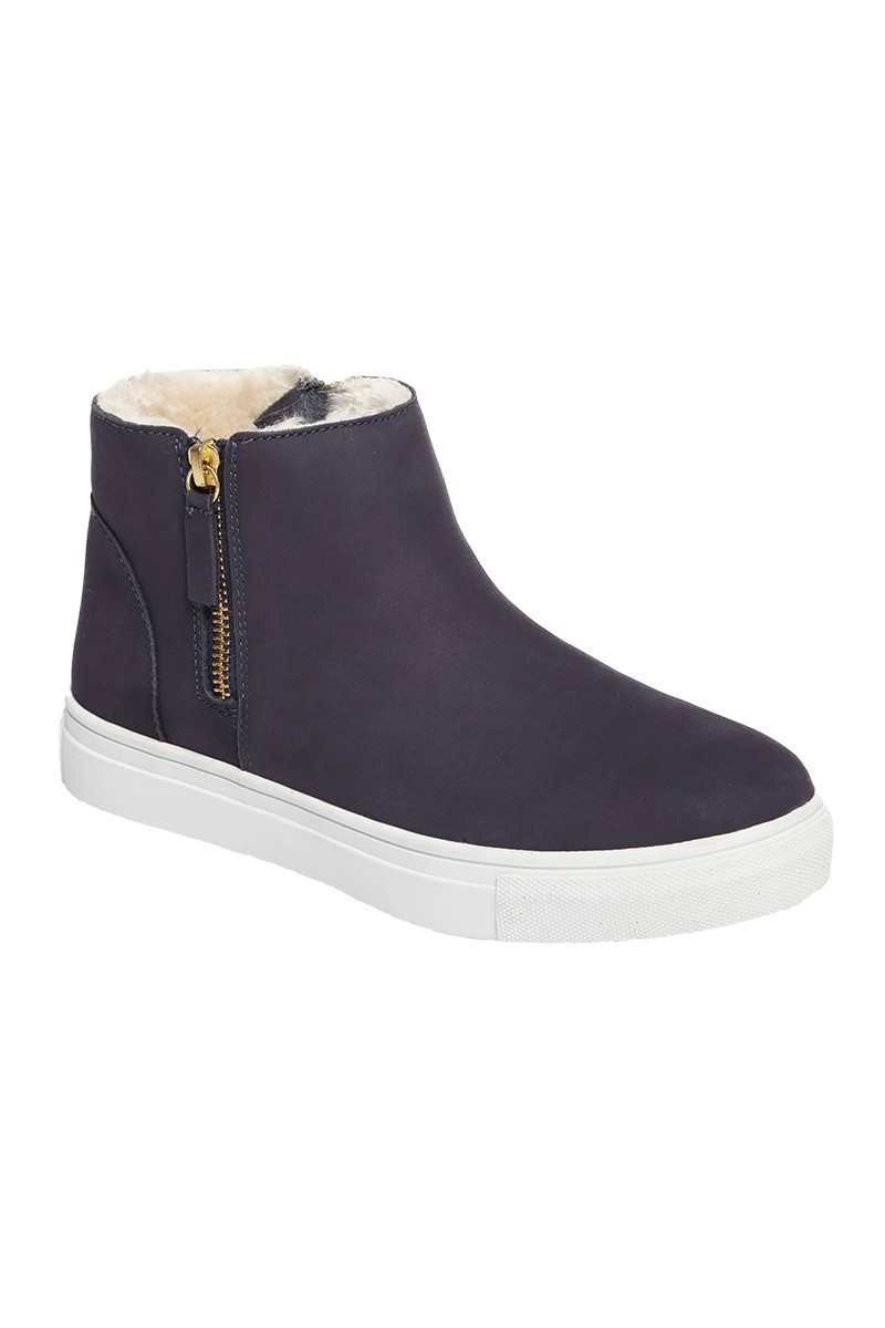 Jslides - Women's Poppy Waterproof Bootie - Navy Nubuck