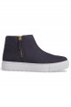 Jslides - Women's Poppy Waterproof Bootie - Navy Nubuck