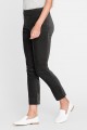 Nic+Zoe - Women's Velvet Side Zip Pant - Graphite