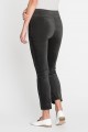 Nic+Zoe - Women's Velvet Side Zip Pant - Graphite