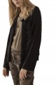 Sack's - Women's Melanie Fringes Knit Cardigan - Black