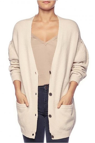 Brochu Walker - Women's Nuria Cardigan - Sand Dollar