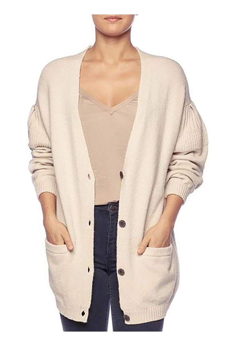 Brochu Walker - Women's Nuria Cardigan - Sand Dollar