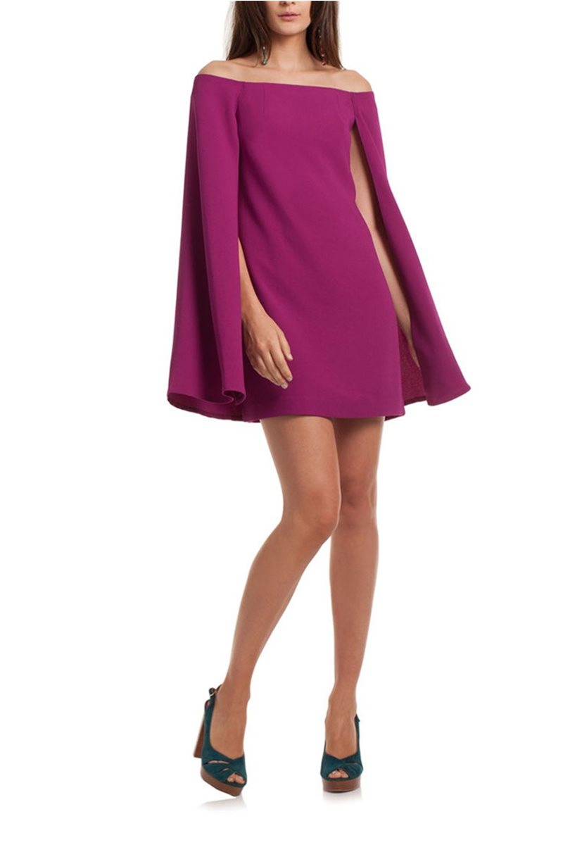 Trina Turk - Women's Evening Gown Sculpture Dress - Plum