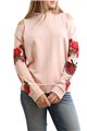 Central Park West - Oakland Rose Embroidered Hoodie - Pink