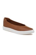 JSlides - Gwen Leather Sneakers - Tan