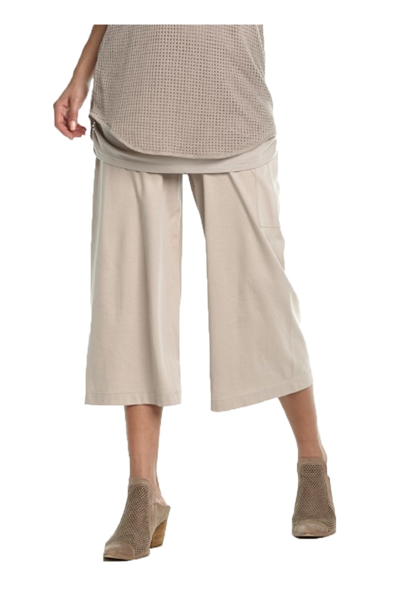 Planet - SP19A - Gaucho Pant - Oyster