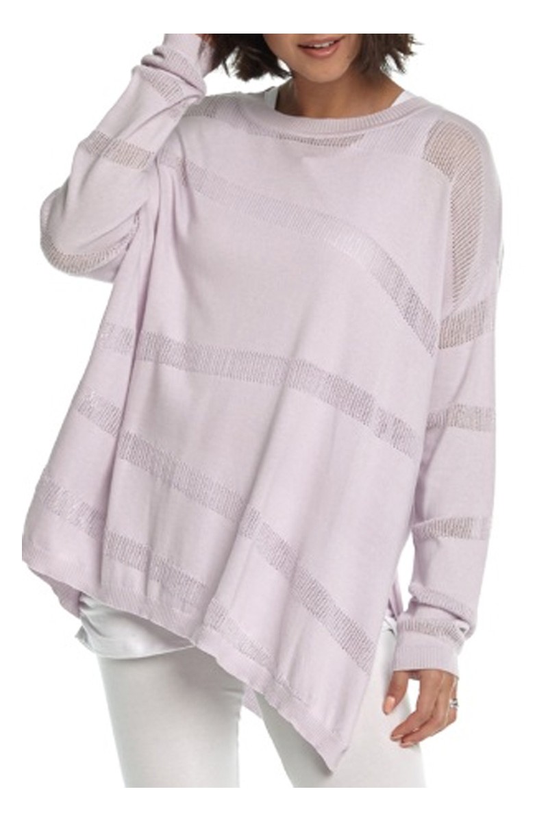 Planet - Illusion Knit Sweater - Hyacinth