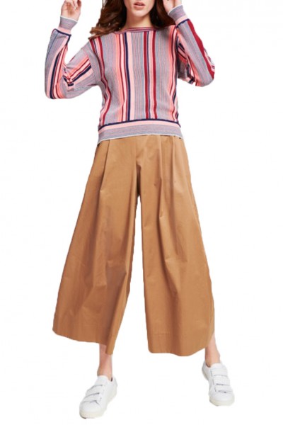 Tara Jarmon - Cotton Sweat Pant - 140-Camel