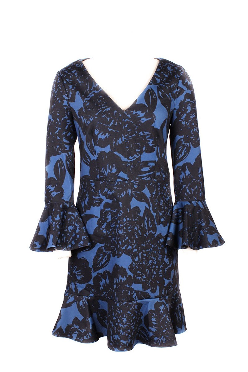 Trina Turk - Women's Tea Dress Clearwater Dress - Midnight