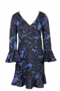 Trina Turk - Women's Tea Dress Clearwater Dress - Midnight