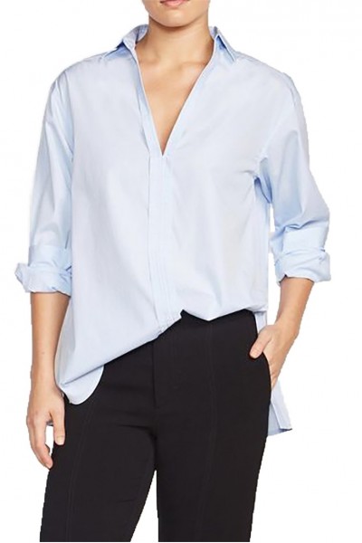 Brochu Walker - Women's Adele Popover - Oxford Blue Shirting