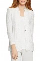 Nic+Zoe - Women's Sequin Moment Blazer - Paper White