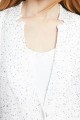 Nic+Zoe - Women's Sequin Moment Blazer - Paper White
