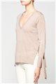 Brochu Walker - Demi Vee Pullover - Kestrel Melange