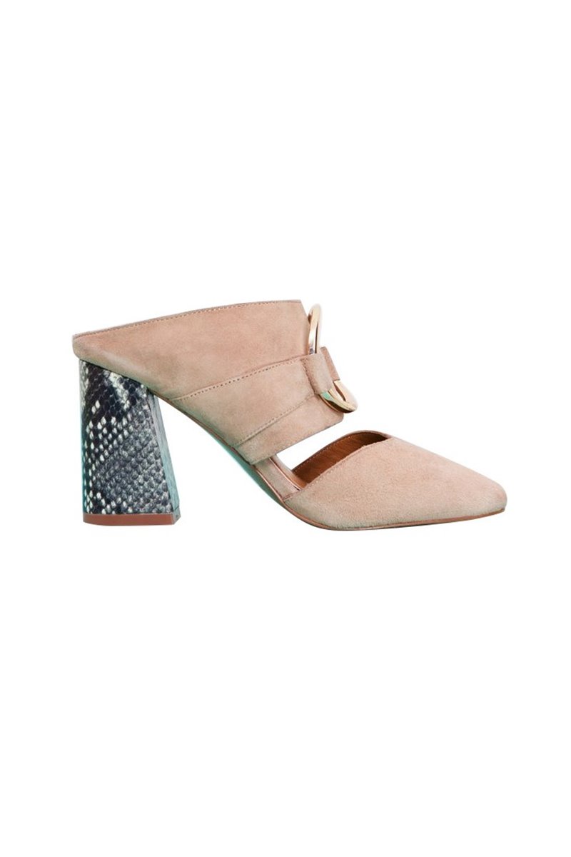 Jaggar - Women's Stand Up Suede Heel - Peach