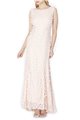 Tahari - Faux Pearl Beaded Gown - Blush Pink