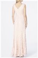 Tahari - Faux Pearl Beaded Gown - Blush Pink