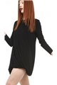 Norma Kamali - Long Sleeve Twist Mini Dress - Black