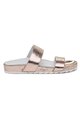 Jslides - Women's Edie Leather - Rosegold Cracked