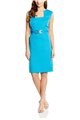 Tahari - Sleeveless Horseshoe Faille Sheath Dress