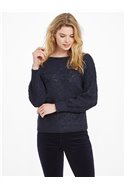 Nic+Zoe - ALL THAT GLITTERS SWEATER - Dark Indigo