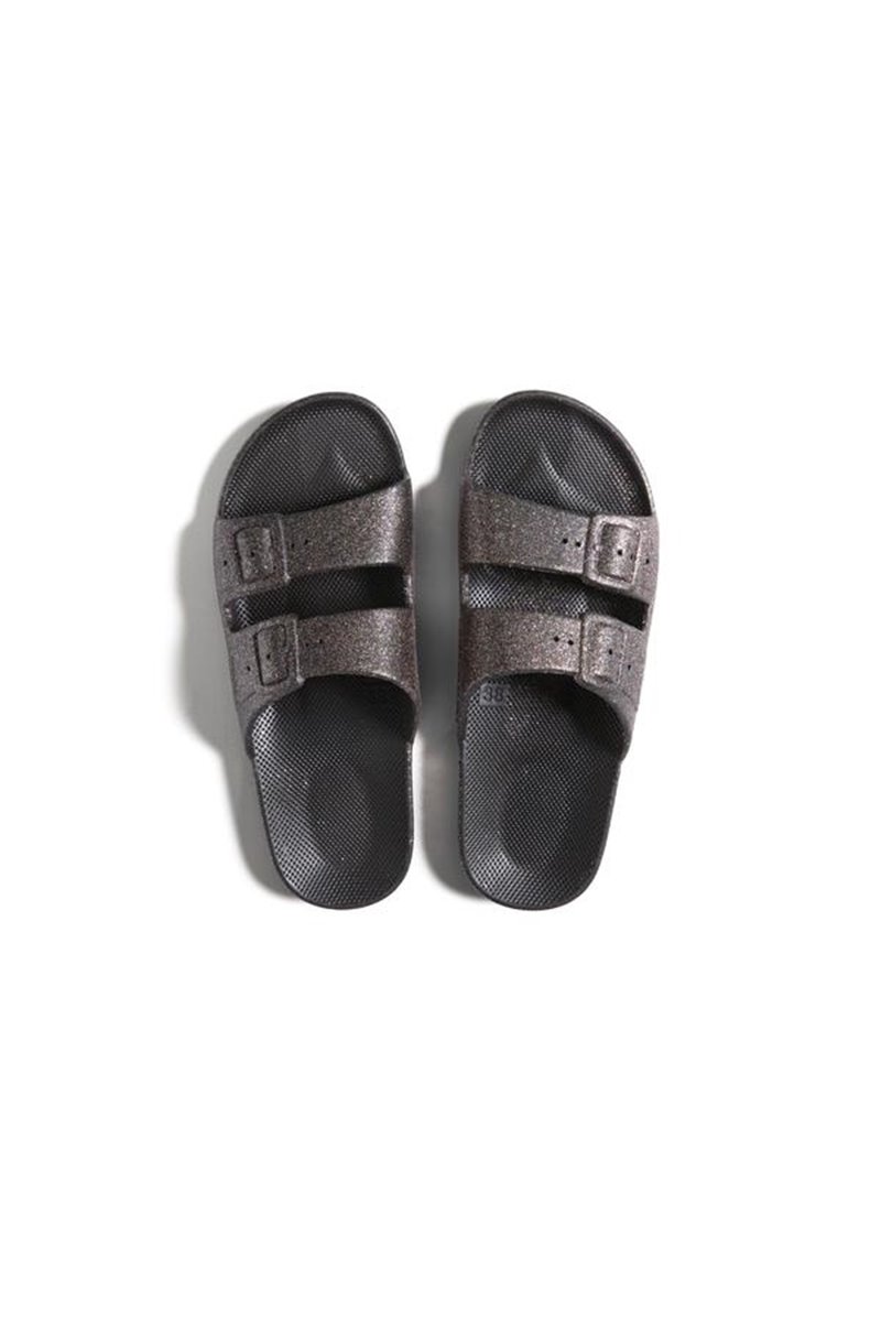 Moses - Adult Freedom Slipper Sandals - CELESTE BLACK
