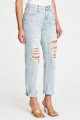 Pistola - PRESLEY HIGH RISE RELAXED ROLLER JEAN - HAMPTON DISTRESSED